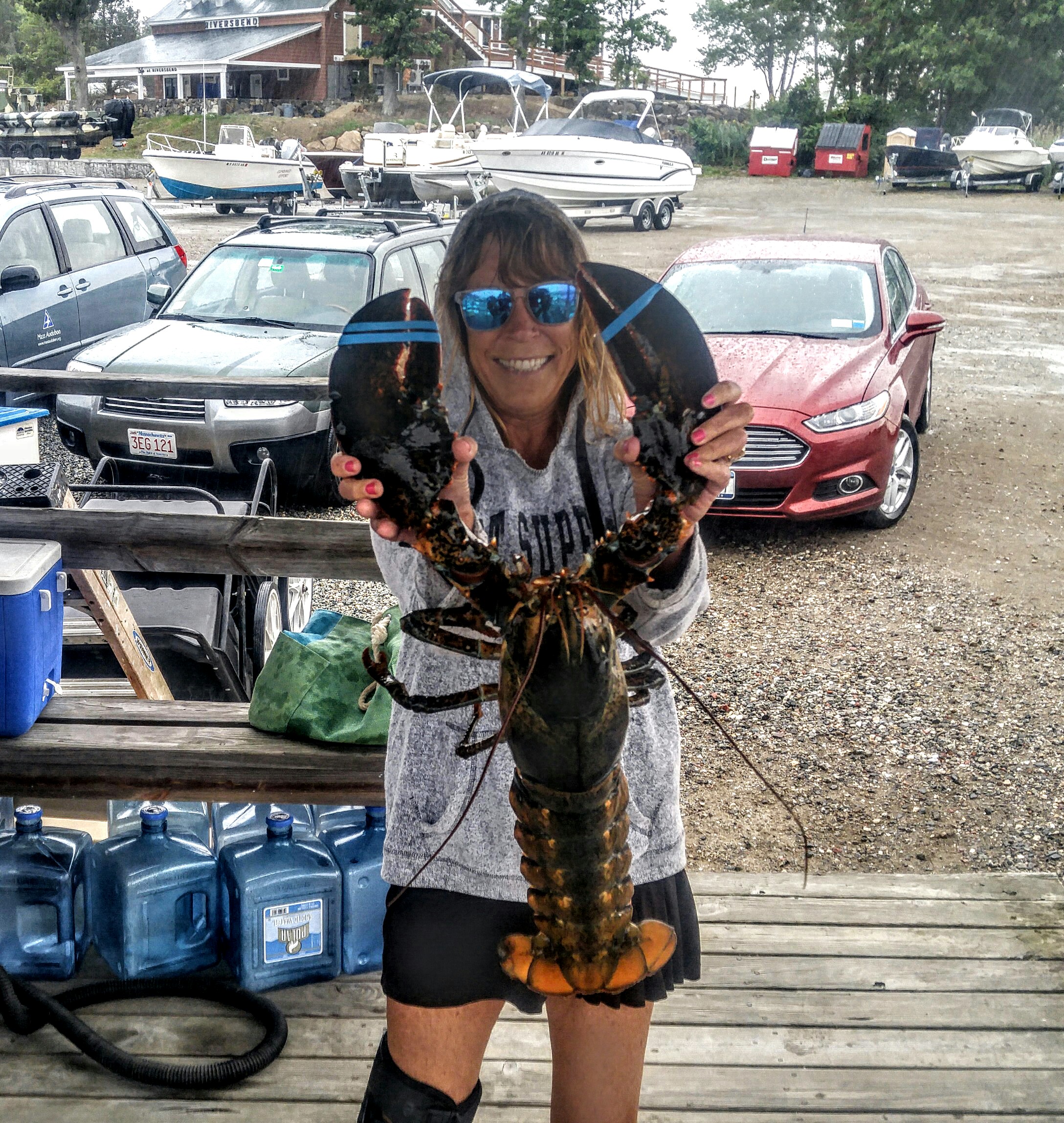 Cindy with Lobster